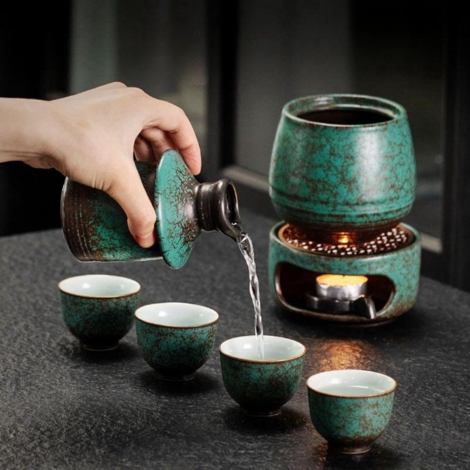 早蕨窯　佐藤和次　ぐい呑み　(1) 早蕨窯 佐藤和次 ぐい呑み (1) 早蕨窯 佐藤和次 ぐい呑み (1)