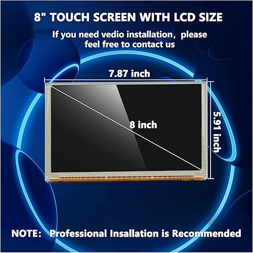 Miniatura 7 de Compatible con pantalla táctil GMC de 8 pulgadas  Reemplazo de radio de navegación digitalizador Nuevo OEM Compatible con Chevrolet Silverado