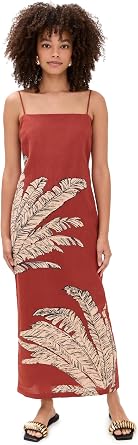 Womens Strappy Midi Dress