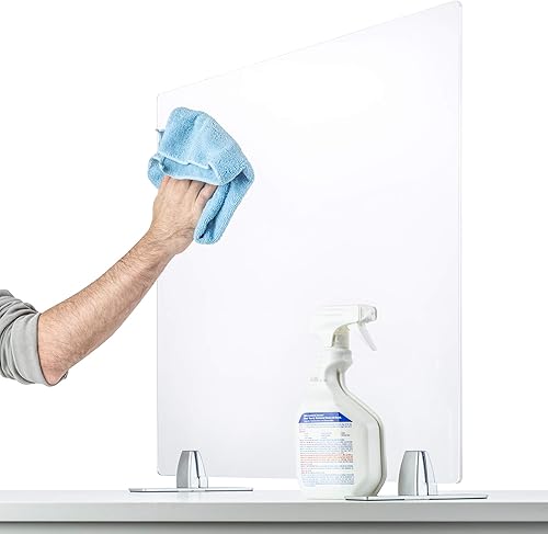 Miniatura 6 de Seville Classics UltraShield - Protector comercial de alta calidad para la tos de escritorio, barrera de estornudos para escuela, oficina,