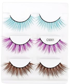 LALAFINA 3 Pares De Cílios Postiços Cílios Postiços Cílios Postiços Femininos Material De Maquiagem Cílios Extensões De Cílios Suprimentos Cílios Postiços Cílios Densos Maquiagem Cílios