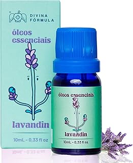 Divina Fórmula - Óleo Essencial Natural - Óleo Essencial para Difusor de Aromas, Essência 100% Pura para Difusor, Óleos Essenciais, Massagem e Aromaterapia - Vegano, Cruelty-Free (Lavandin)