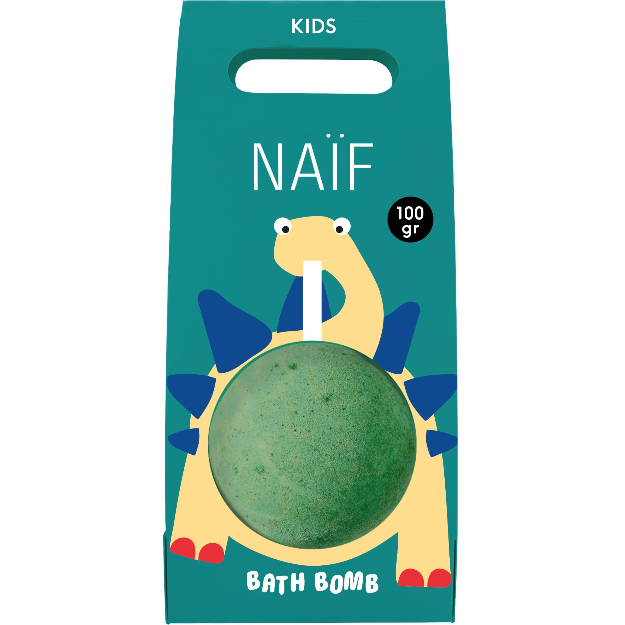Naïf – Sels de bain pour enfants à partir de 3 ans – Plaisir de bain crépitant – Formule douce – 0% SLES – Testé dermatologiquement – Origine naturelle – 40 g