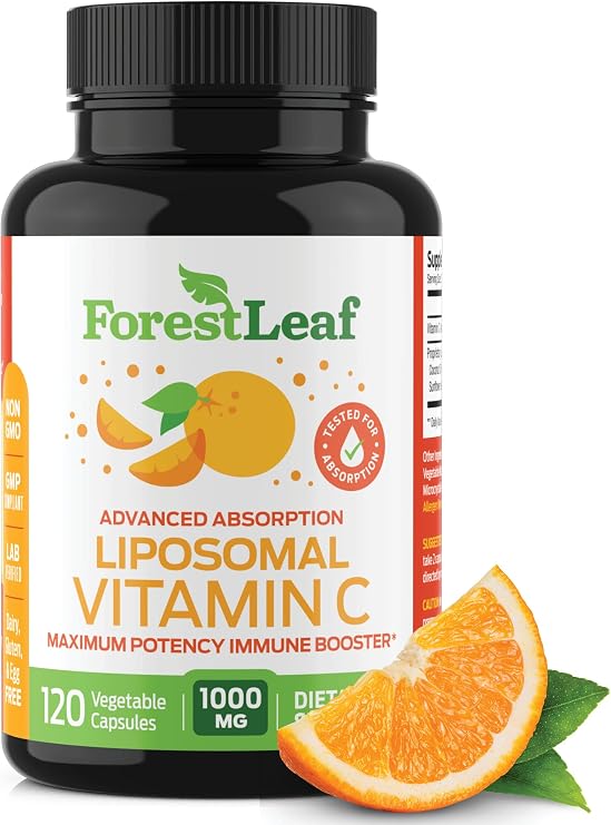 ForestLeaf Liposomal Vitamin C Liposomal VIT C 1000mg Capsules High Potency