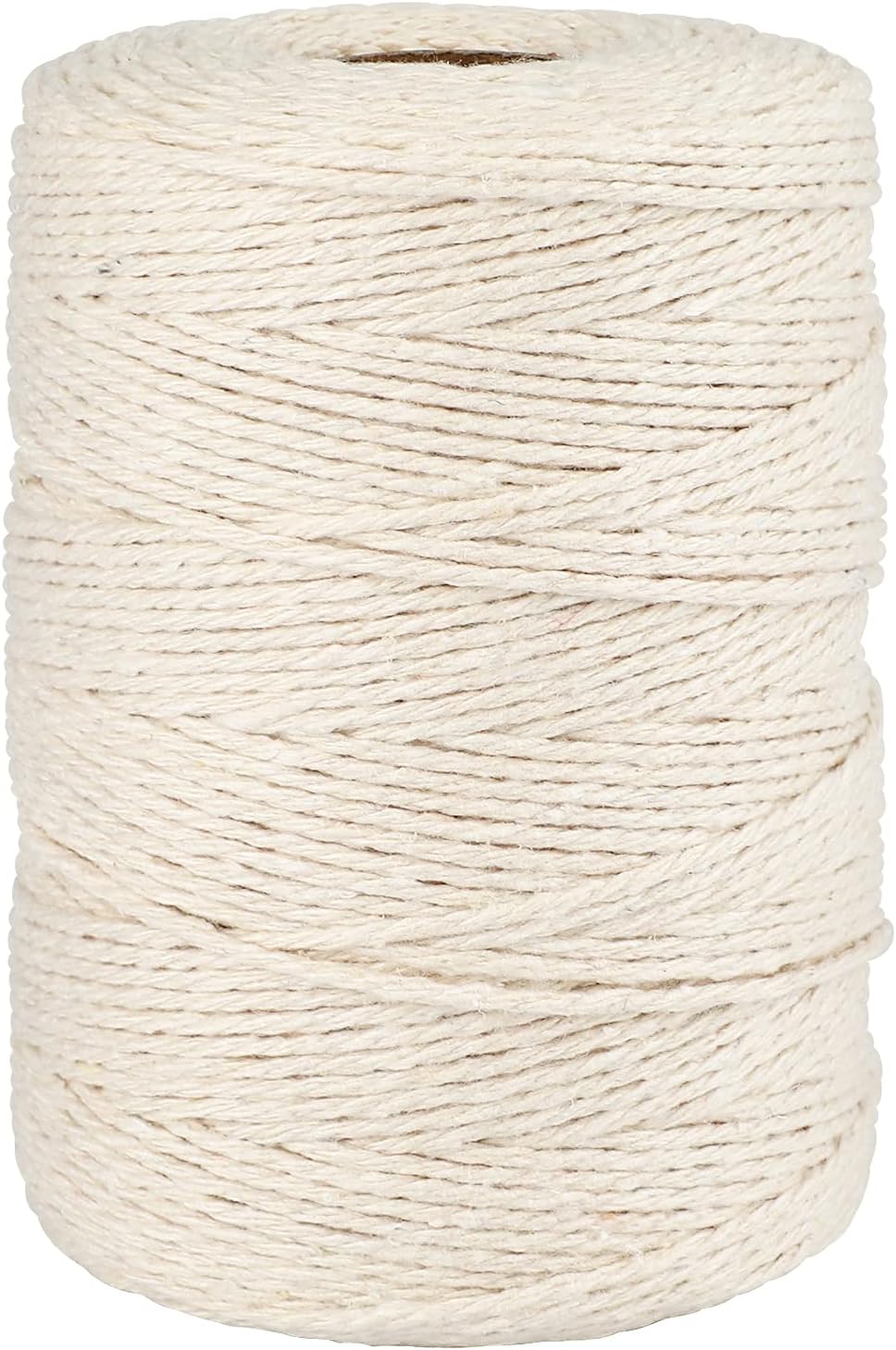 JijAcraft Butchers Twine 656 Feet, 2mm Beige Cotton String for Meat Trussing, Sausage, Turkey - Food Safe Natural Kitchen Cooking Twine for Bakers and Food Prep