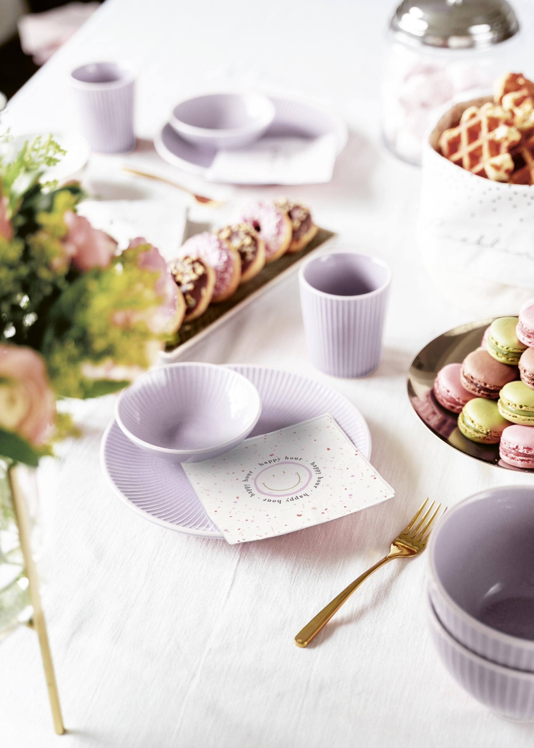 Grafik Werkstatt Servietten Mit Spruch Groß | 20 Stück | 16,5 X 16,5 Cm | Bunt | Guten Morgen