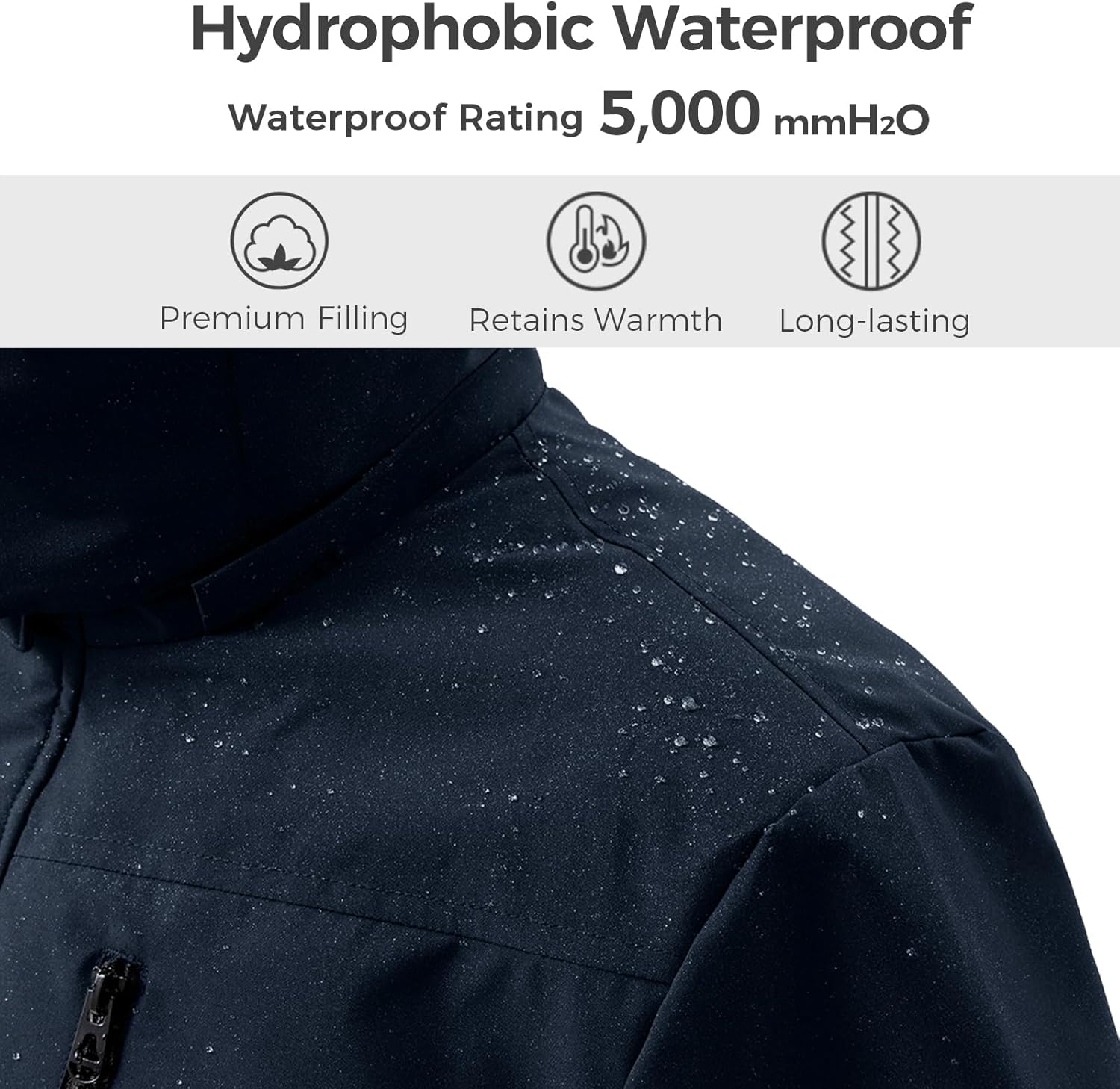 wantdo Men's Thicken Winter Coat Warm Parka Jacket Puffer Jacket with Hood - Image 4