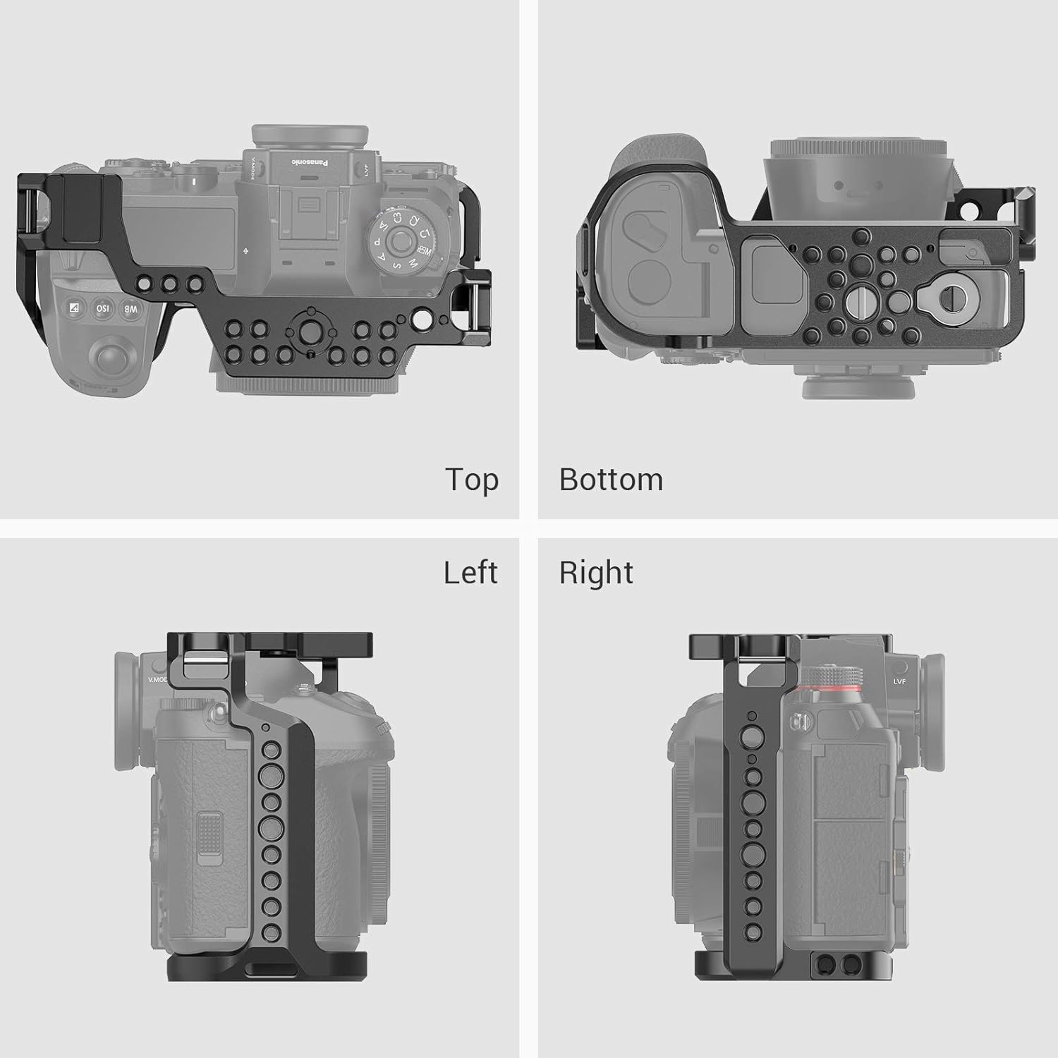 Amаzоn Crаzу 🔥 Dеаlѕ SmallRig Camera Cage for Panasonic Lumix DC-S1 and S1R with Cold Shoe and NATO Rail CCP2345