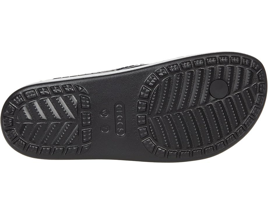 Crocs Sloane Snake Wedge Flip - Bottom View