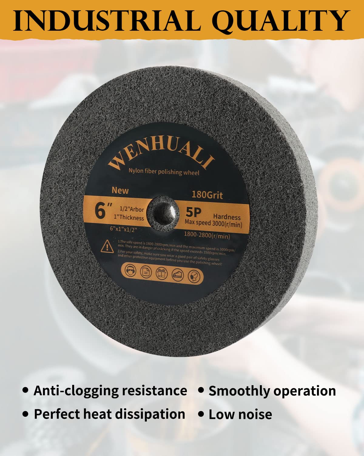 6" Polishing Wheel - Buffing for Angle Grinder -4