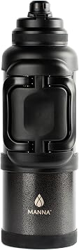 Manna Titan Stainless Steel Vacuum Insulated Gallon Jug - 4L - Hammered Onyx