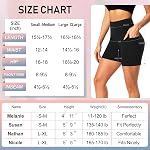 DHSO 3 Short de vélo Pack pour femmes-5" haute taille Soft Summer Womens Short d'entraînement Spandex Short pour course d'athlétisme