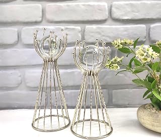 Gümüş Kaplama Metal 2'li Set Salon Olimpiyat Model Kristal Cam Toplu Aksesuar Dekorasyon Biblo Obje