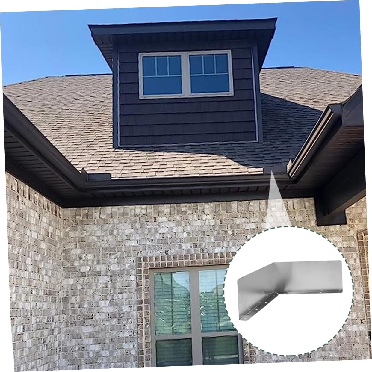 Aluminum Roof Rain Diverter Gutter Guards Mesh for Roof Rainwater Gutter Protection