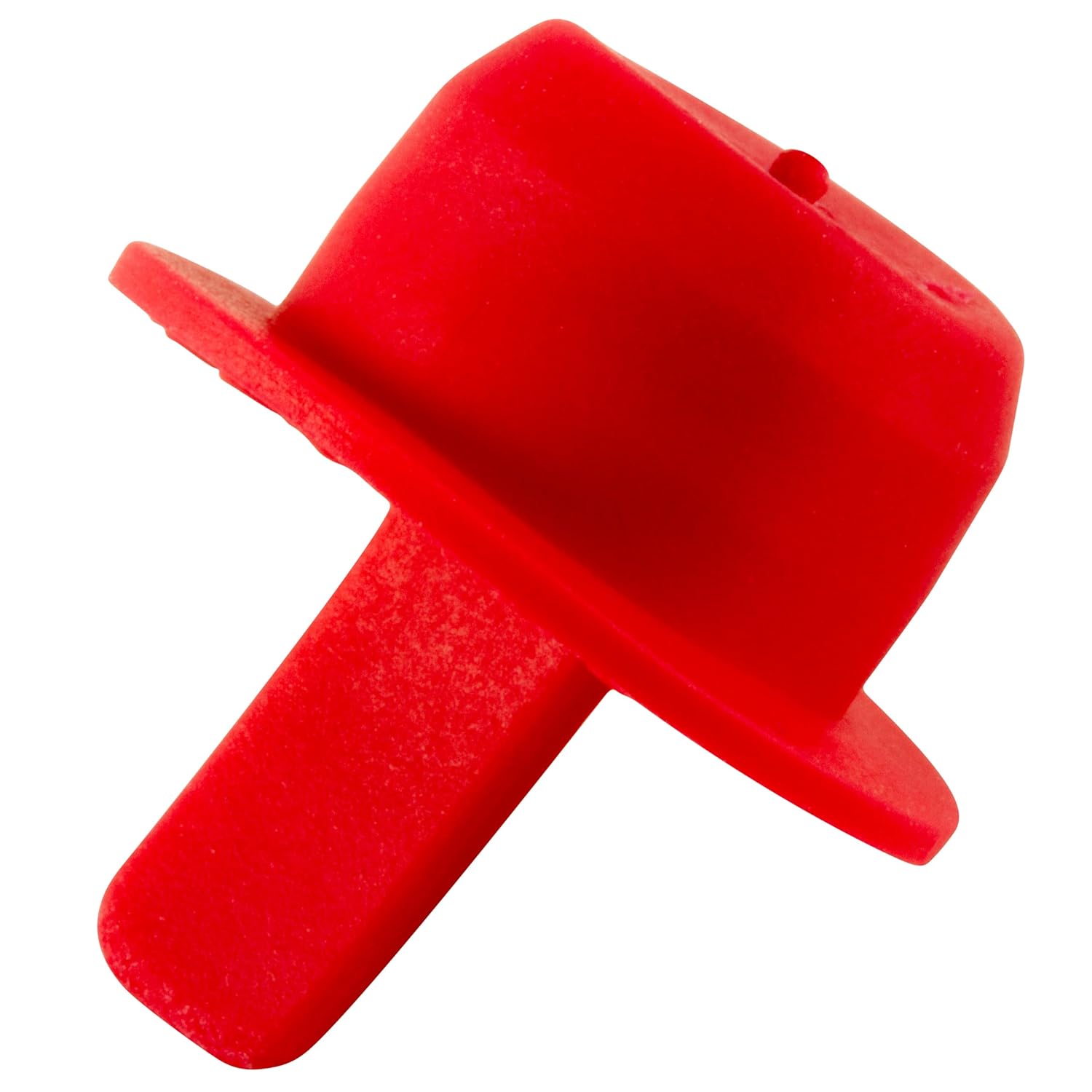 Caplugs ECP-M16 ECP Series, Ergonomic Center Pull-Tab Plug, Black FlexTemp (Thermoplastic Rubber), Cap OD 0.83" x Plug ID 0.61", Pack of 100 (ZECPM16Q1)