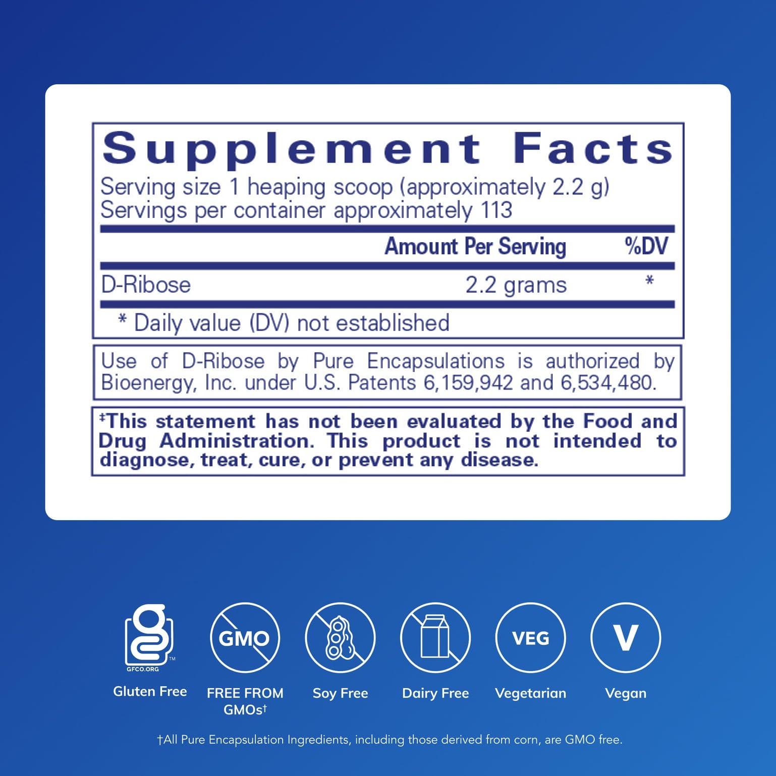 Pure Encapsulations Ribose, 8.8 Ounces — Amazon image 2