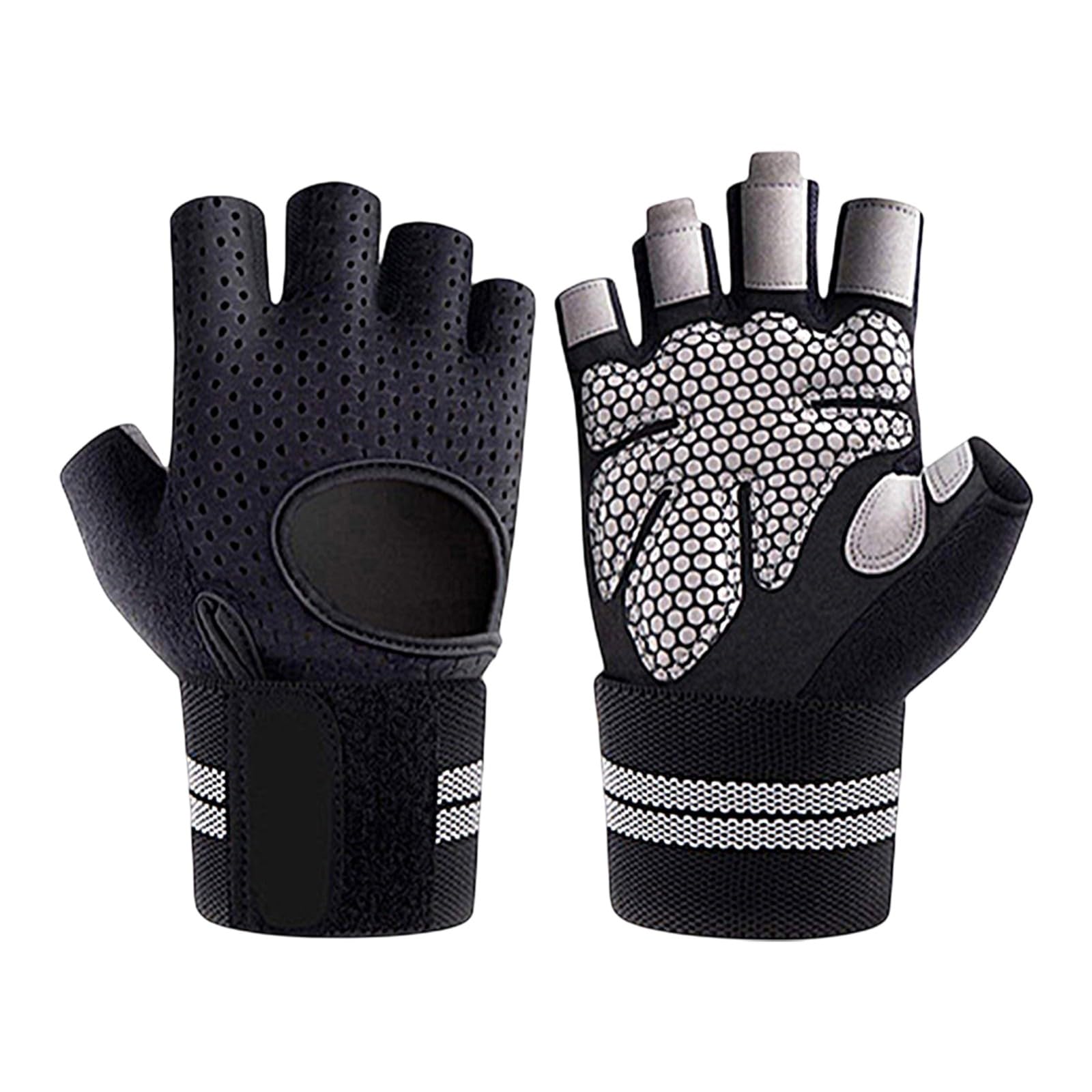 Cocila Workout Gloves For Men And Women Fingerless Weight Lifting Lightweight Breathable Gym Weightlifting Fitness Training Climbing Mittens Winter Bike Mens Work Wetsuit Red Leather White