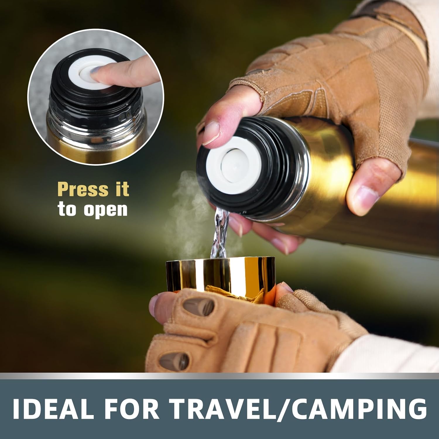 Gift for Men Dad Him Husband - 17oz Cool Stainless Steel Tumbler - Unique Valentines Day Hunting Birthda Mens Gifts for Him Boyfriend Husband - Stocking Stuffers Cup Mug Gifts for Adult - Image 3