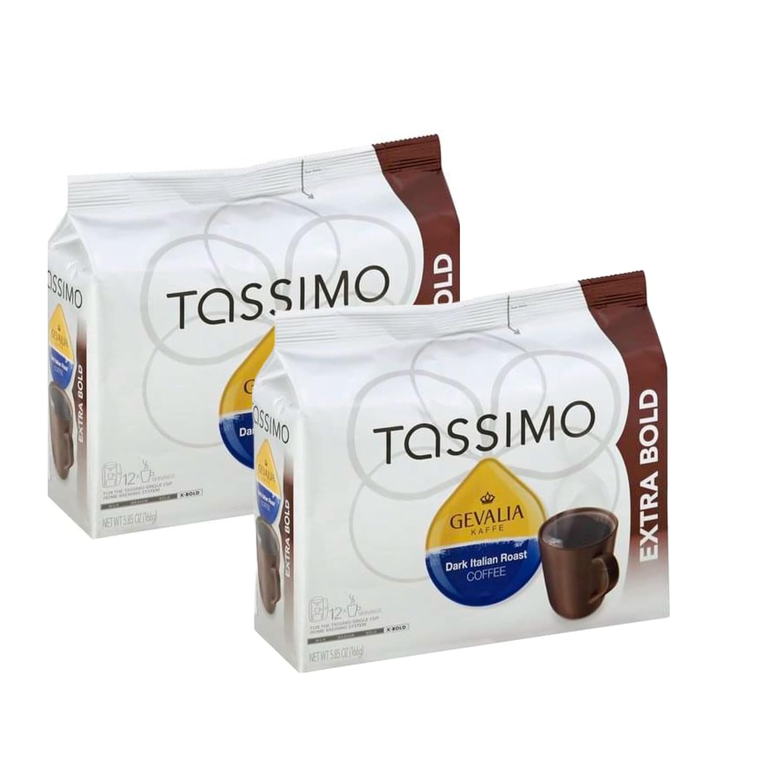 Gevalia Dark Italian Roast Coffee Extra Bold T Discs