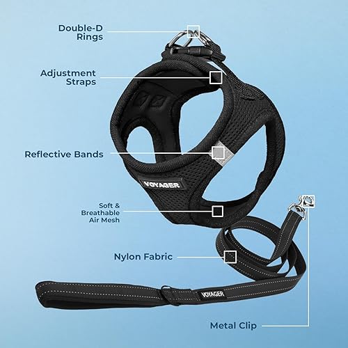 Miniatura 4 de Best Pet Supplies - Arnés Voyager Step-in Air hecho de malla apta para todos los climas; arnés tipo chaleco para colocar por las patas para perros