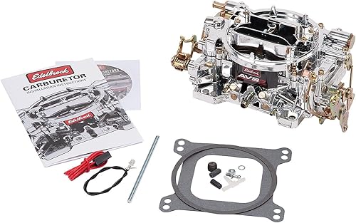 Miniatura 2 de Edelbrock 1905 AVS2 Serie Carburador 650 cfm Brida cuadrada Sin EGR Estrangulador manual Satinado AVS2 Series Carburador
