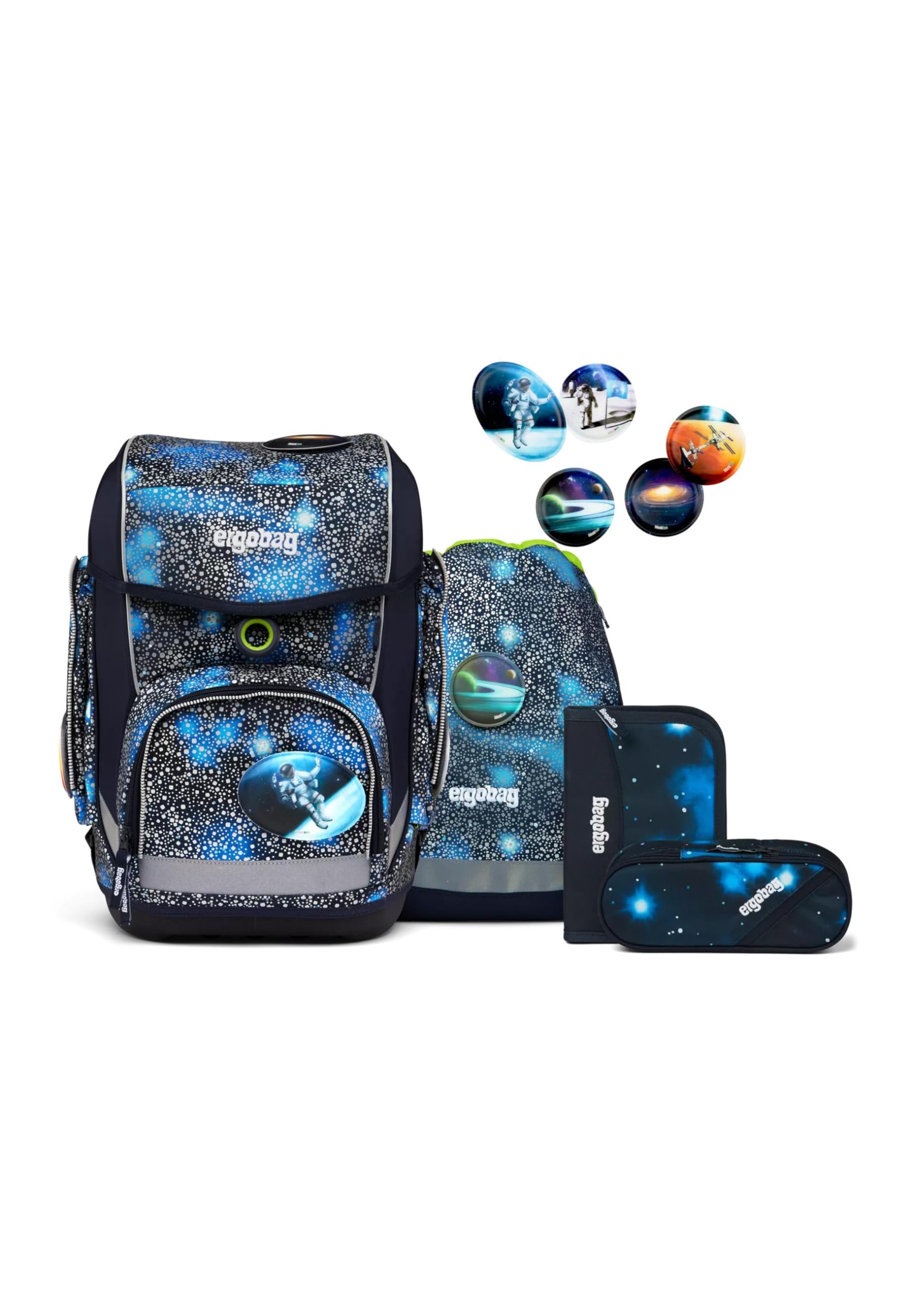 ergobag Cubo Milky Bear Rucksack für Jugendliche, Unisex, Mehrfarbig (Mehrfarbig), Einheitsgröße