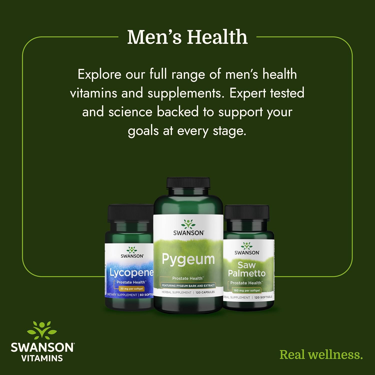 Swanson Saw Palmetto Full Spectrum Herbal Supplement for Men Seeking Prostate, Hair, and Urinary Health Support - 540 mg (250 Vegan Capsules) - Image 6