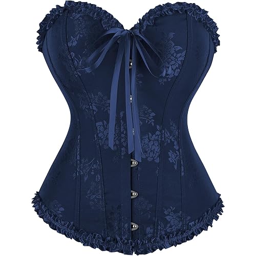 frawirshau Women's Overbust Costume Corset Renaissance Victorian