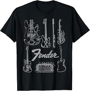 Fender Guitars & Amp Logo T-Shirt