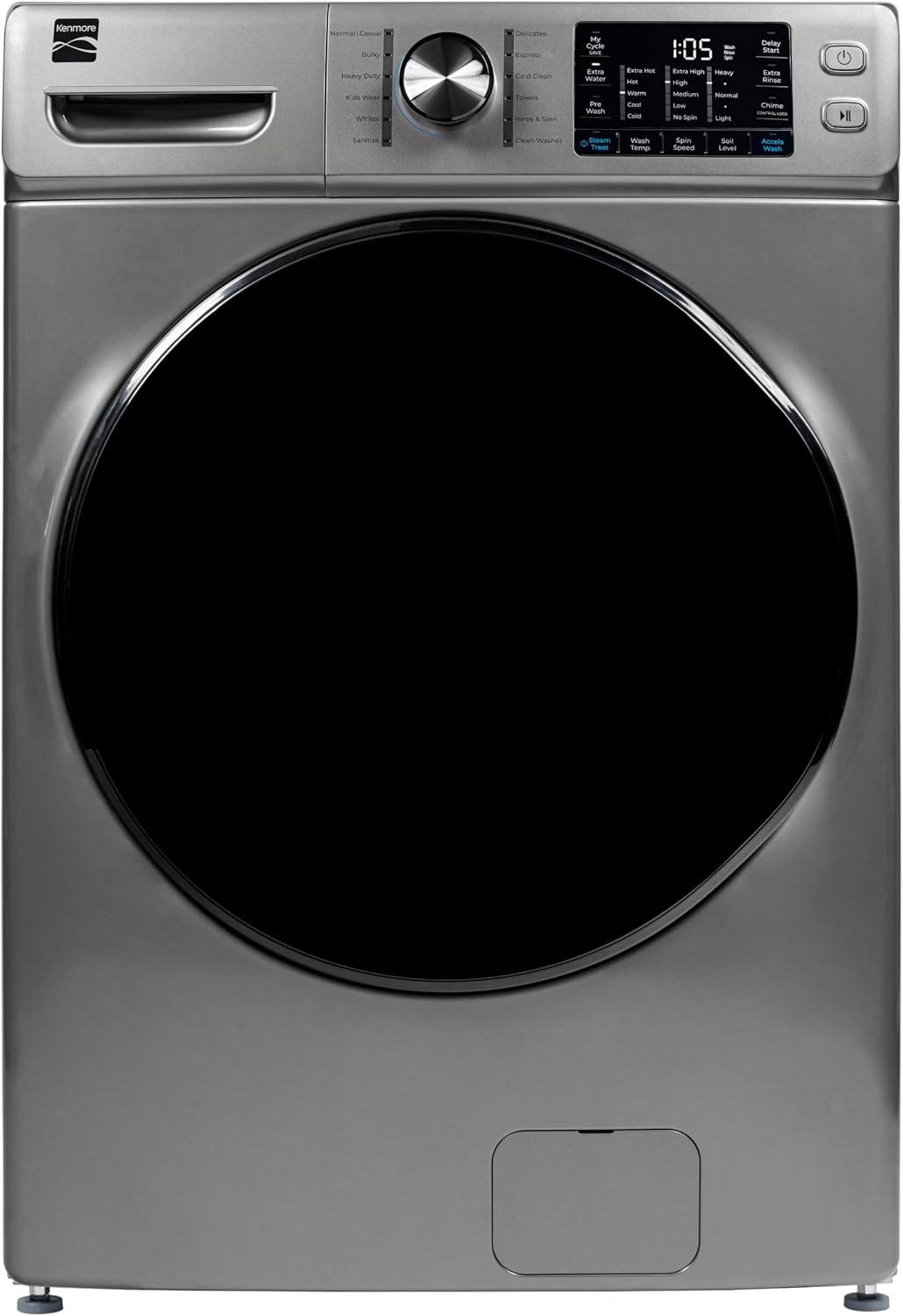 Kenmore 4.5 cu. ft. Front Load Washer - Metallic Silver