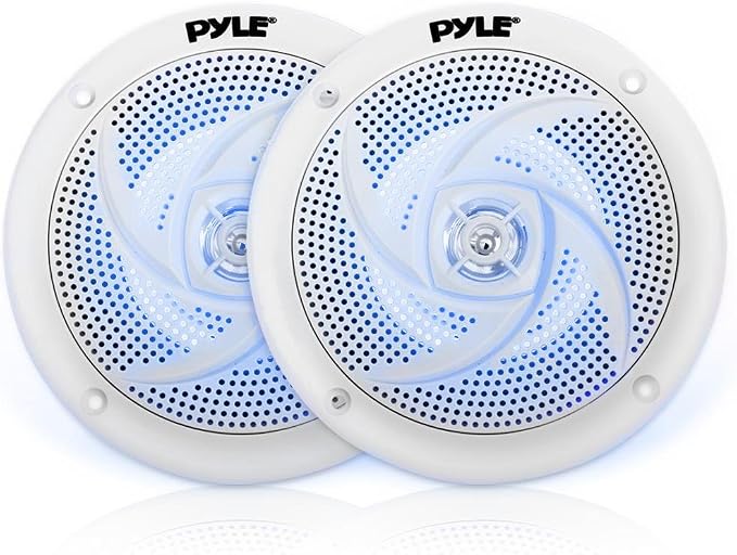 Reproductor marino Bluetooth Pyle PLMRB29W2 con parlantes 6.5'' miniatura 5