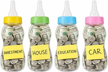 Milk Bottle-Shaped Coin Bank, PVC Savings Money Box with Screw Cap, Decorative Desktop Storage Container, Reusable Coin Holder for Home Office Shelf Decor Assorted Colors, Party-Pack 50ct