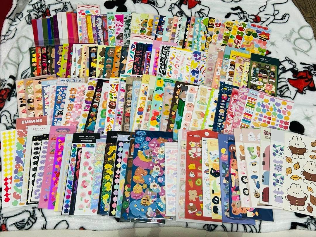 ステッカー シール 大量まとめ売り♪ 韓国作家 シール まとめ売り 大量