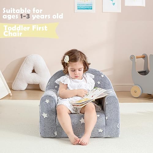 Miniatura 5 de Silla para bebés cómoda, sofá para bebés abatible, silla para niños 2 en 1, sofá para niños abatible, sofá convertible para bebés, silla de lectura