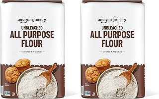 Amazon Grocery, Unbleached All Purpose Flour, 5 Lb, Pack of 2 (Previously Amazon Fresh, Packaging May Vary)