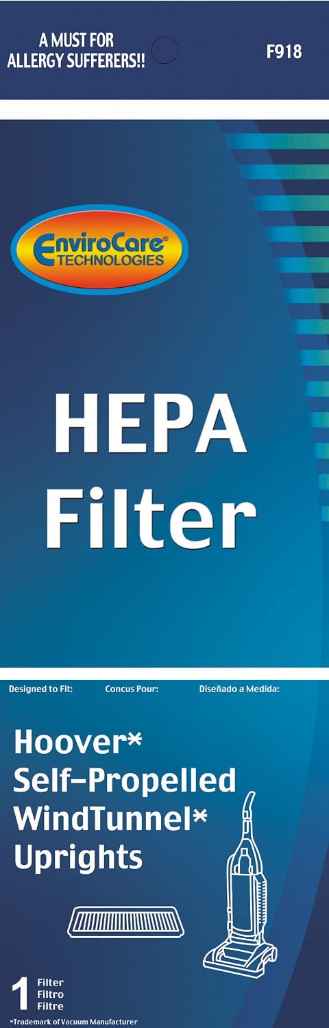 EnviroCare Replacement Premium HEPA Vacuum Cleaner Filter Designed to fit Hoover Windtunnel Self Propelled Uprights