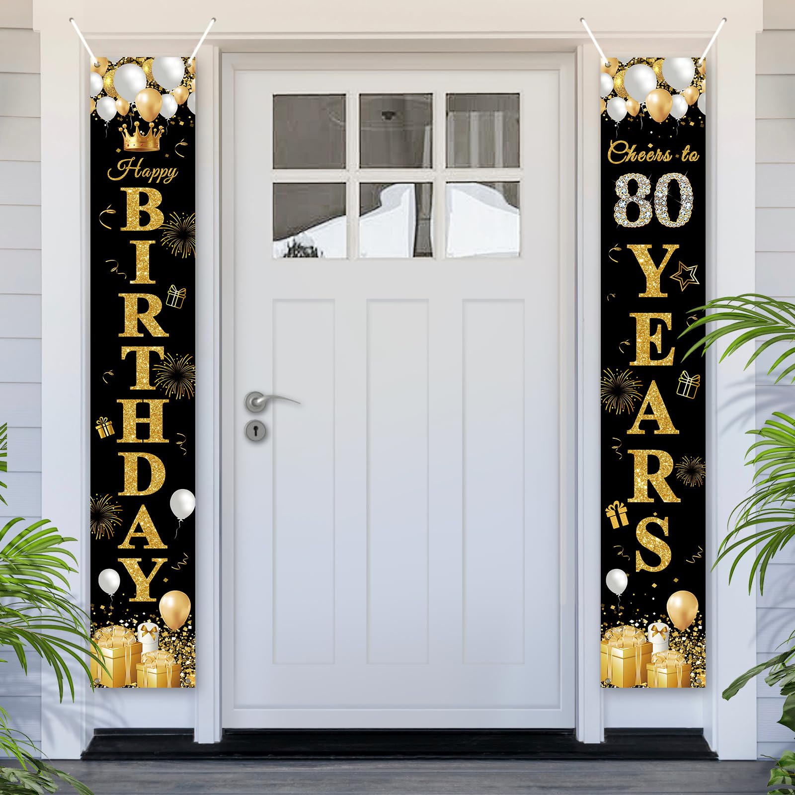 PartyYaa 70. Geburtstagsbanner Deko, 70. Geburtstag Tür Bann
