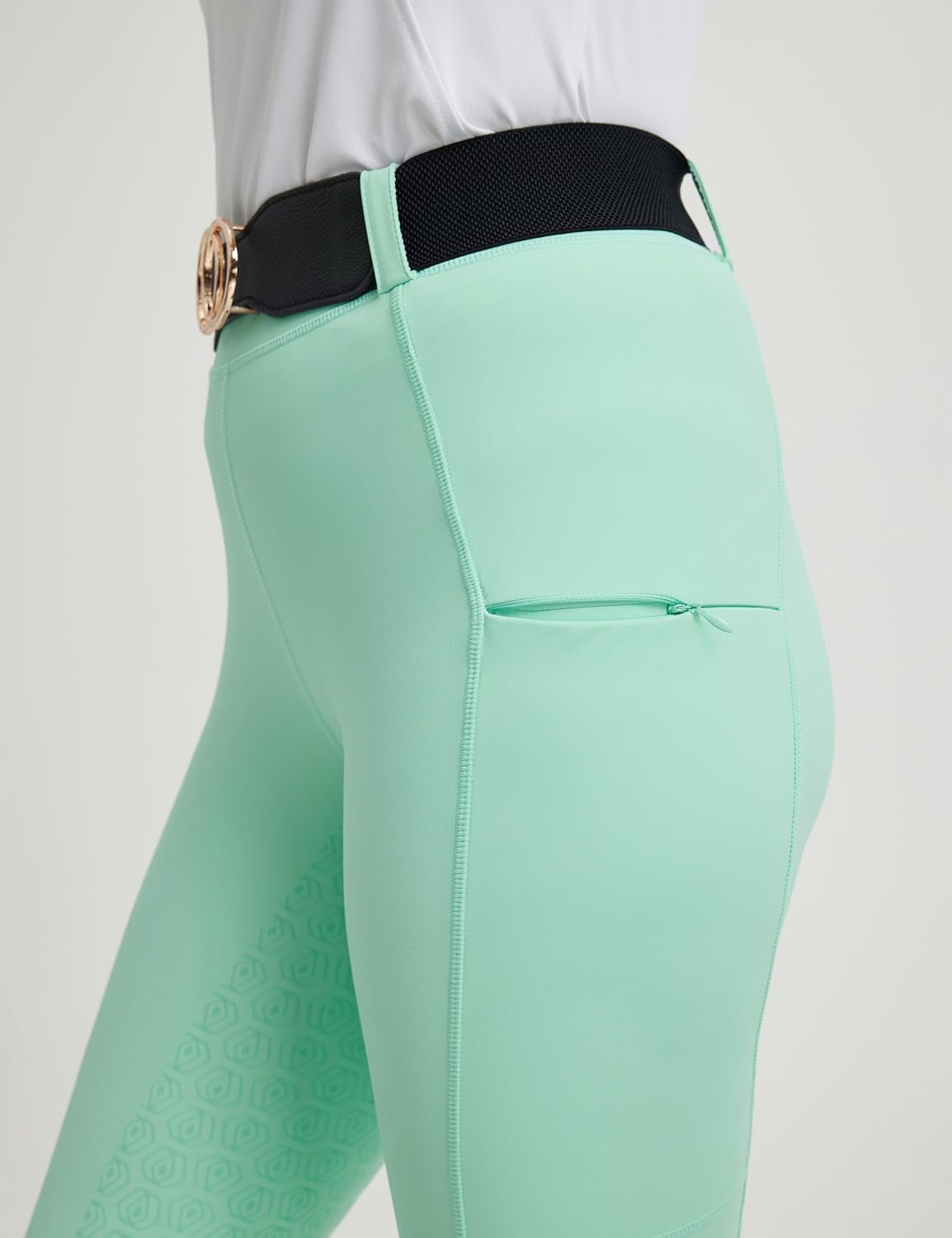 FitsT4 Sports Women's Bootcut Horse Riding Pants Full Seat Equestrian Breeches Summer Riding Tights - Image 4