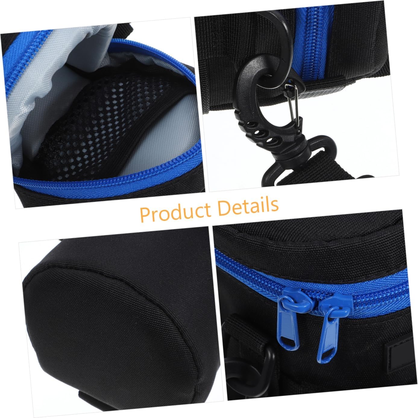 KALLORY Shockproof Camera Lens Pouch Thickened Protective Bag for Dslr Lenses Compact Storage for Accessories Portable Design for Photography Enthusiasts