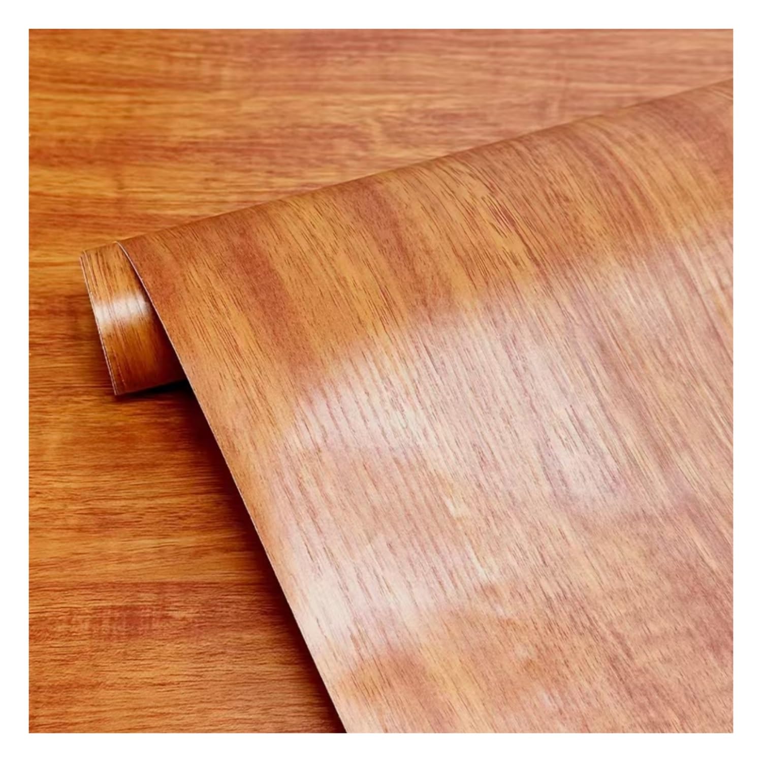 Lxlambentive Wood Self Adhesive Wallpaper Peel & Stick Vinyl Wrap Furniture Stickers Waterproof Wood Grain PVC Wrap 40/60/80/120cm for Cabinets & Furniture(A,0.8 * 3m)