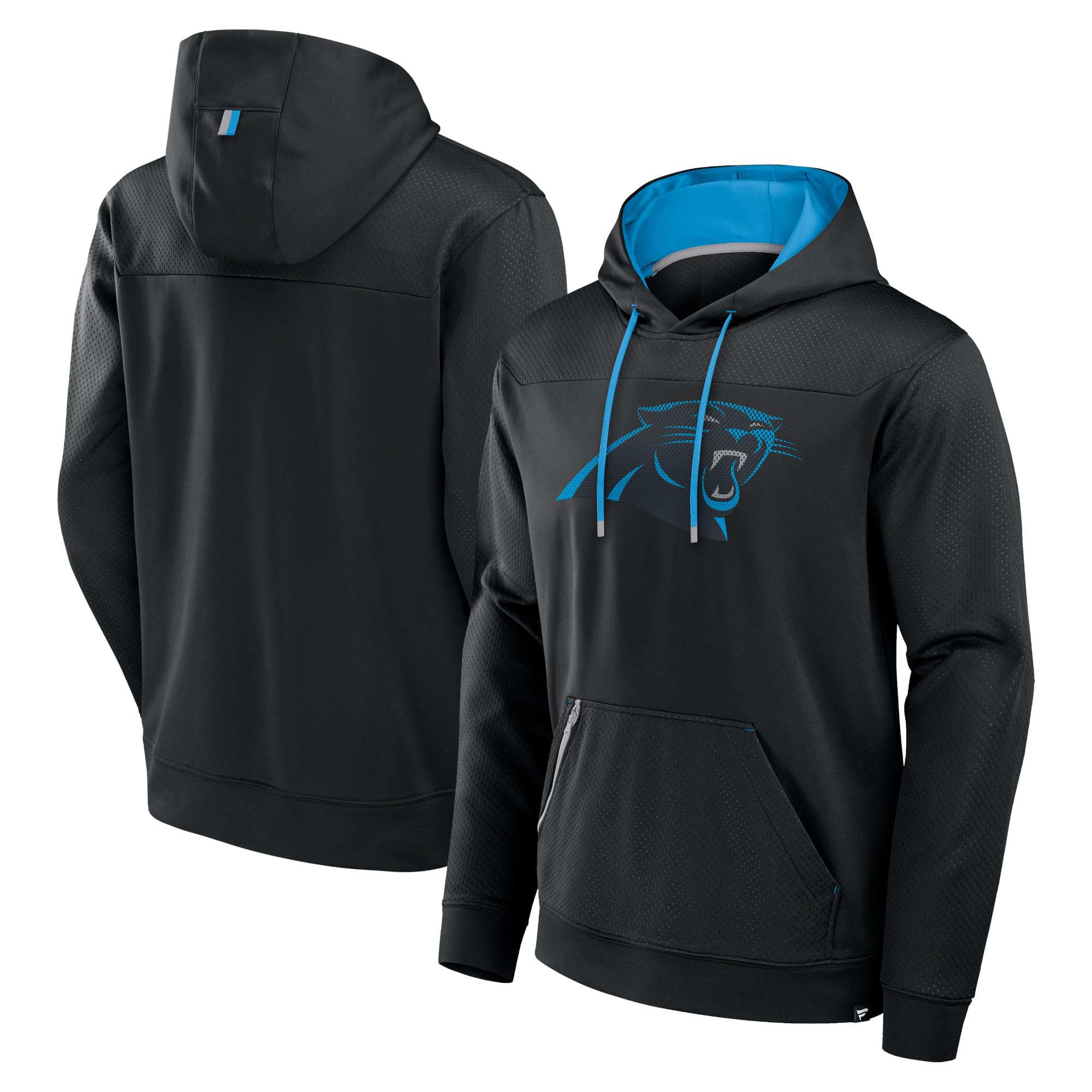Fanatics Men's Carolina Panthers, Black Black Carolina Panthers Defender Pullover Hoodie