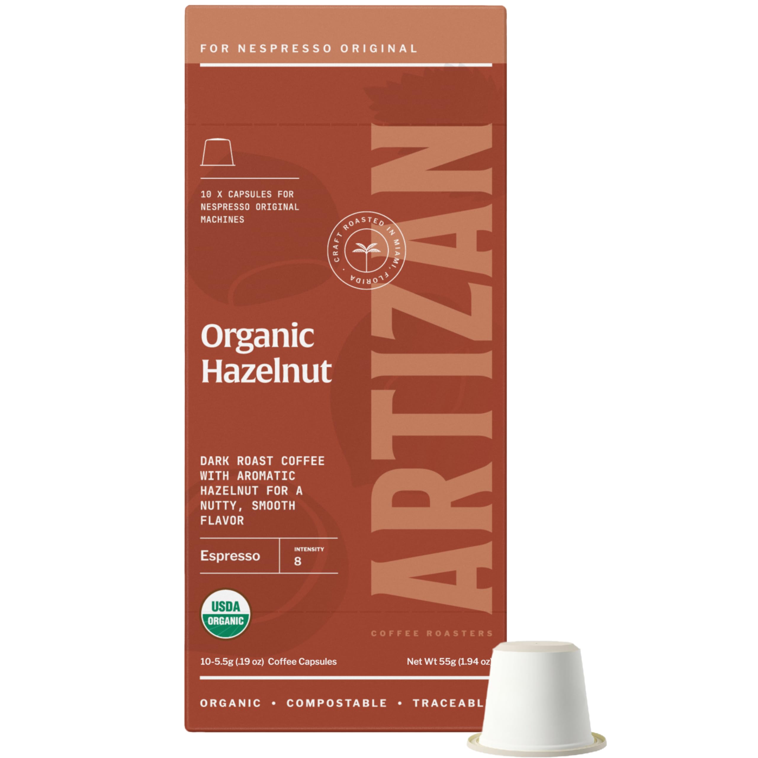Amazon.com: Artizan Coffee USDA Organic Espresso Coffee Capsules