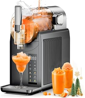 Slushie Machine for Home, Professional Frozen Drink Maker - No Ice Needed, Auto Clean, 6 Preset Programs, Rapid Freezing in 15 Mins, Keep 4H Fresh, for Frozen Margaritas, Frappés, Milkshakes and More