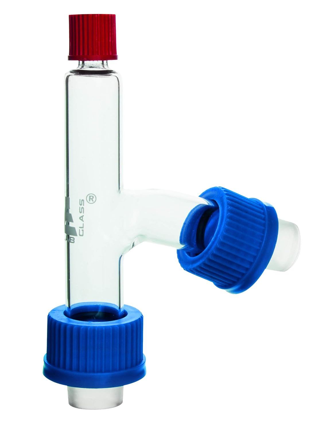 EISCO - Still Head with Thermometer Socket - Screw Thread - 24/29 Socket Size - Borosilicate Glass