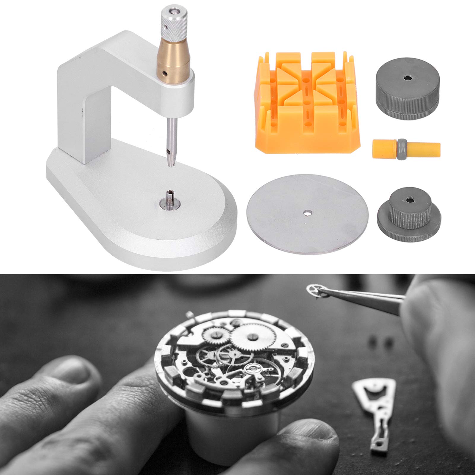 Máquina para Quitar Correas de Reloj, Kit de Herramientas de Ajuste de Correa de Reloj Profesional para Reparación de Relojes, Aleación, 13,5 Cm