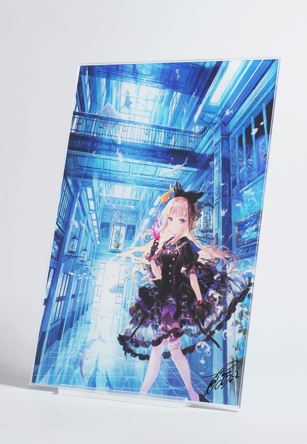 藤ちょこ アクリルアート 藤ちょこ「アクリル特殊加工アート」《ワンストTOKIMEKI
