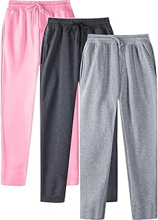 2025 - Pantalones casuales de hip hop para hombre, color liso, puño con cordones, con bolsillo, rayas finas