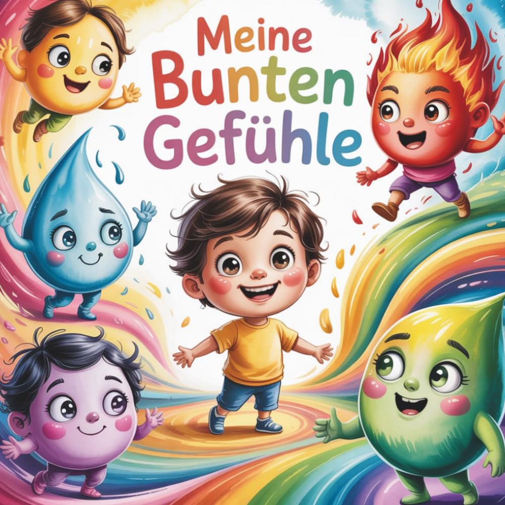 Meine bunten Gefühle: Eine einfühlsame Reise durch Gefühle – kindgerecht erklärt mit alltäglichen Situationen