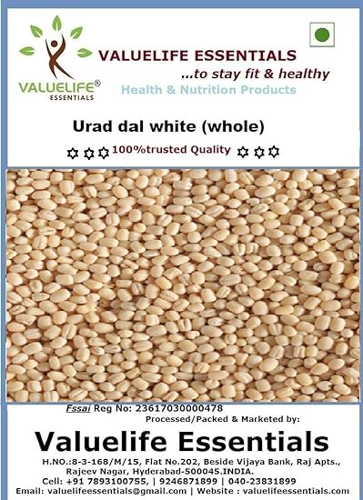 Value Life Urad Dal 500g White Amazon In Grocery Gourmet Foods