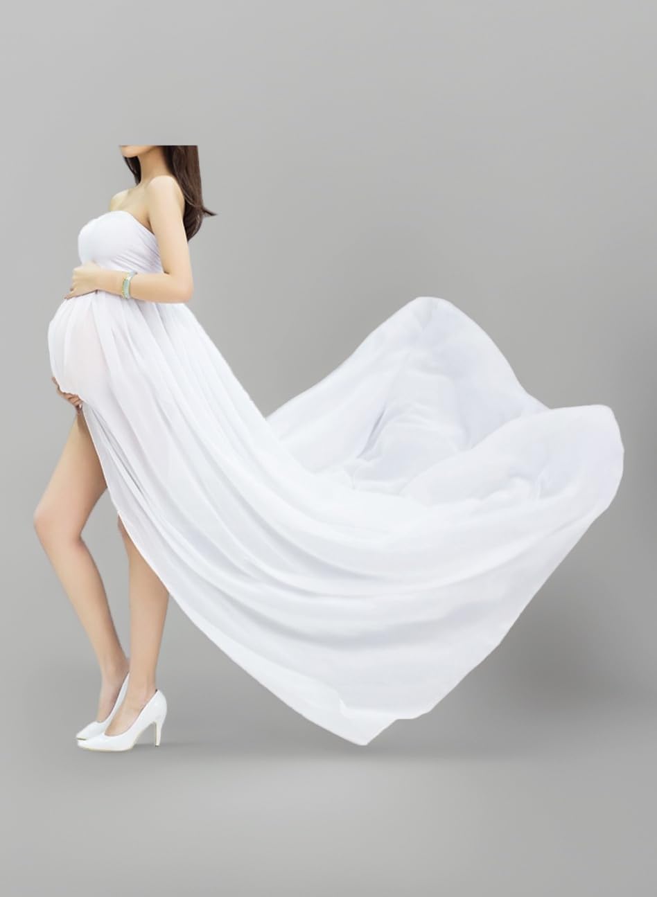 Pregnant women's photography clothing. pregnancy maternity gown, split front photo shoot dress, maternity photography clothing, maxi maternity dress, maternity dre